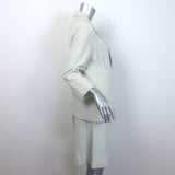 St. John Collection Three-Piece Knit Skirt Suit Very Light Sage Size 10