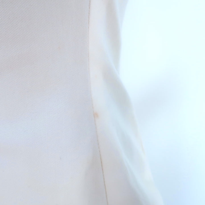 Dolce &amp; Gabbana Sheath Dress White Stretch Cotton Size 44