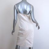 Dolce & Gabbana Sheath Dress White Stretch Cotton Size 44