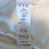 Dion Lee Lace-Up Side Bustier Midi Dress White Size US 2