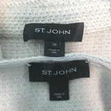 St. John Collection Three-Piece Knit Skirt Suit Very Light Sage Size 10