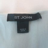 St. John Collection Three-Piece Knit Skirt Suit Very Light Sage Size 10