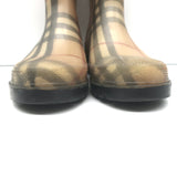 Burberry Nova Check Rain Boots Beige Size 37