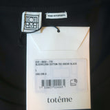 Toteme Sleeveless Midi Tee Dress Black Cotton Jersey Size Large NEW