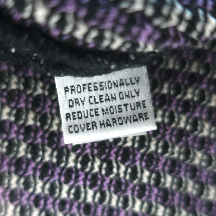 St. John Collection Heart-Button Checked Tweed Skirt Suit Lavender Size 8