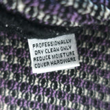 St. John Collection Heart-Button Checked Tweed Skirt Suit Lavender Size 8