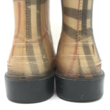 Burberry Nova Check Rain Boots Beige Size 37