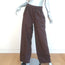 Tibi Convertible Cargo Pants Dark Brown Cotton Size Small