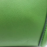 Celine Micro Luggage Tote Green Leather