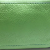 Celine Micro Luggage Tote Green Leather
