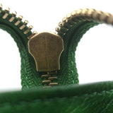 Celine Micro Luggage Tote Green Leather