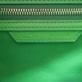 Celine Micro Luggage Tote Green Leather