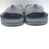 Chanel Mesh Camellia Pool Slide Sandals Gray Size 38 NEW