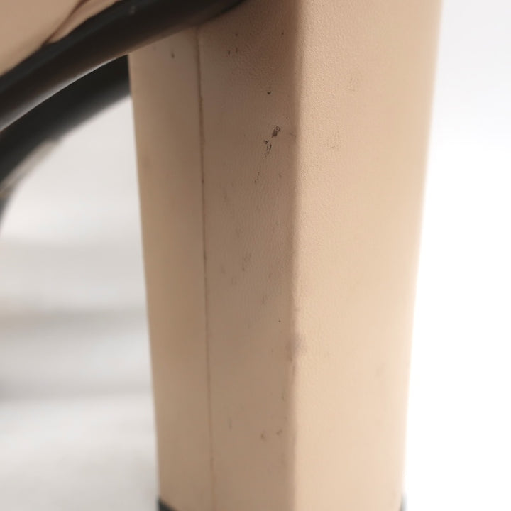 Gucci Crawford Knotted Platform Ankle Strap Sandals Beige Leather Size 37