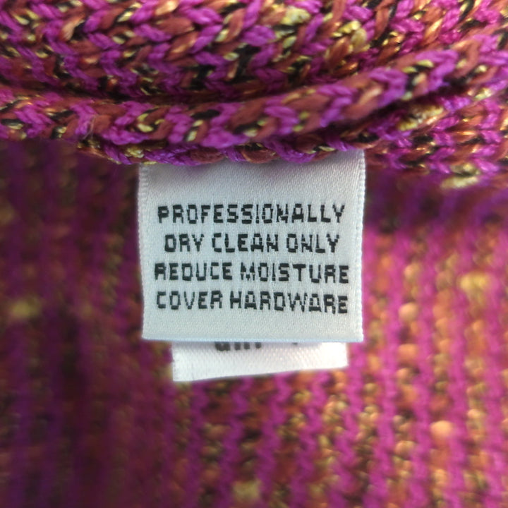 St. John Collection Speckled Knit Skirt Suit &amp; Tank Top Fuchsia Size 8