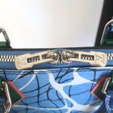 Louis Vuitton Limited Edition Alma PM Bag Aqua Print Epi Leather