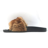 Givenchy Mink Pool Slides Brown Size 39.5 Slip-On Flat Sandals