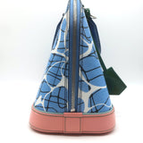 Louis Vuitton Limited Edition Alma PM Bag Aqua Print Epi Leather