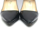 Jimmy Choo Pumps Black Leather Size 37 Pointed Toe Heels