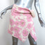 Jacquemus La Jupe Bagnu Mini Wrap Skirt Pink Floral Print Cotton-Blend Size 36