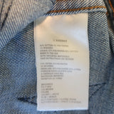 L'Agence Celine Star Slim Fit Jean Jacket Classic Dark Denim Size Medium