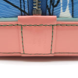 Louis Vuitton Limited Edition Alma PM Bag Aqua Print Epi Leather