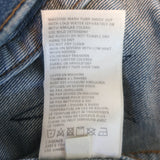 L'Agence Celine Star Slim Fit Jean Jacket Classic Dark Denim Size Medium