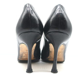 Jimmy Choo Pumps Black Leather Size 37 Pointed Toe Heels