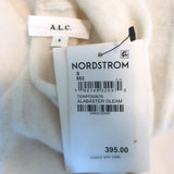 A.L.C. Jensen cutout turtleneck sweater in alabaster alpaca-blend, authentic pre-owned luxury