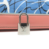 Louis Vuitton Limited Edition Alma PM Bag Aqua Print Epi Leather