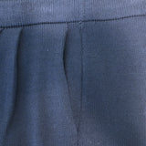 St. John Basics Pleated Santana Knit Pants Navy Size 6