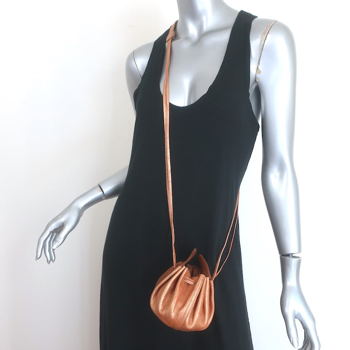 Il Bisonte Drawstring Mini Dumpling Bag 