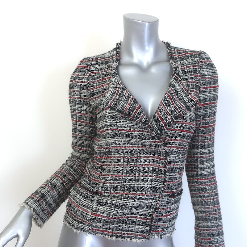 Isabel Marant Etoile Frayed Tweed Jacket