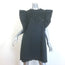 Isabel Marant Etoile Scarla Broderie Anglaise Mini Dress Black Cotton Size 38