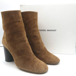 Isabel Marant Garett Ankle Boots Brown Suede