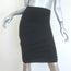 Isabel Marant Juno Gathered Pencil Skirt Black Stretch Jersey Size 34 NEW