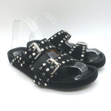 Isabel Marant Lennyo Grommet Studded Slide Sandals