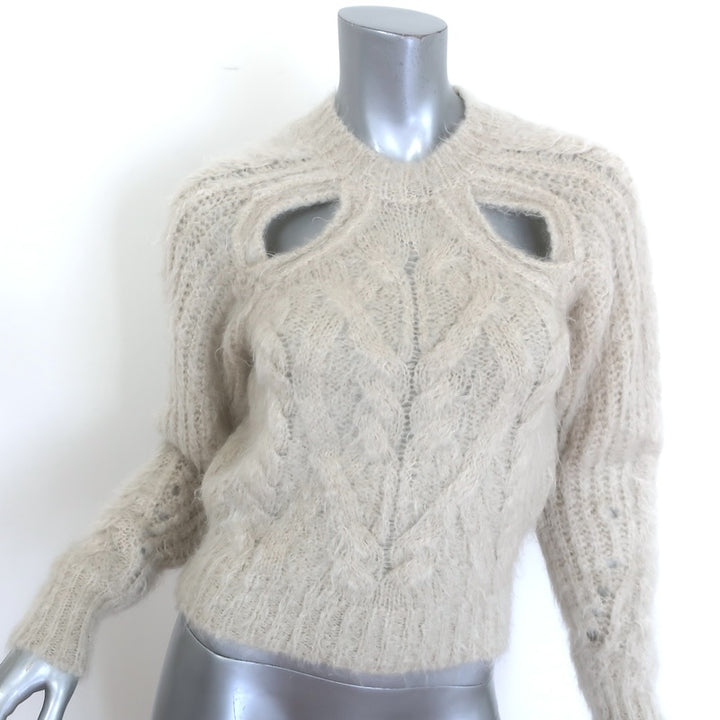 Isabel Marant Palima Cutout Cable Knit Sweater