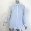 J.McLaughlin Britt Linen Button Down Shirt Sky Blue Size Small