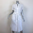 James Perse Belted Midi Shirtdress White Linen Size 2