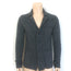 James Perse Unstructured Brushed-Knit Blazer Charcoal Size 0 Three-Button Jacket