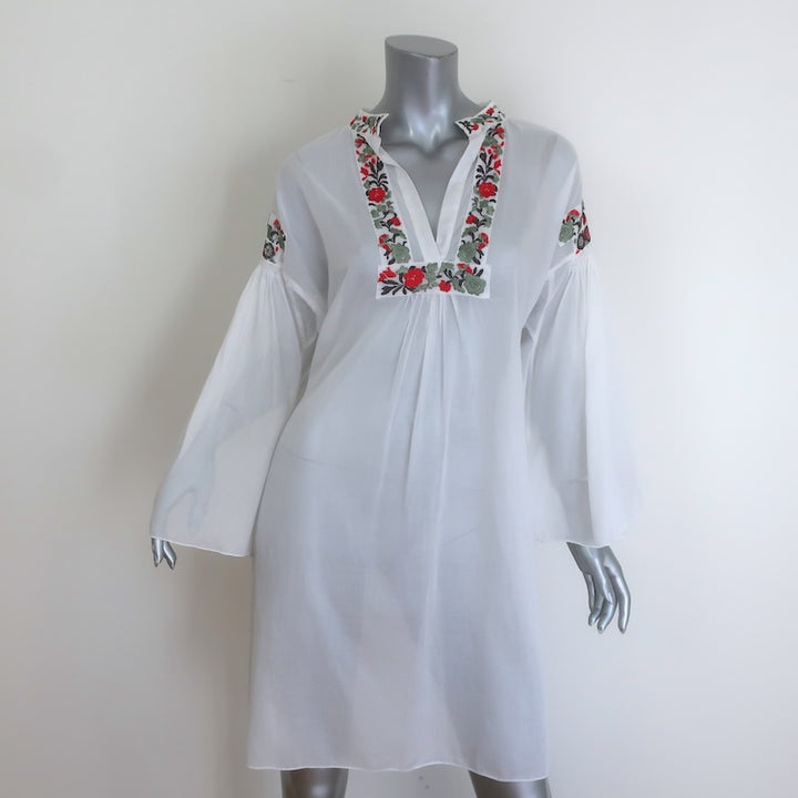 Jean Paul Gaultier Soleil Floral-Embroidered Cover-Up 