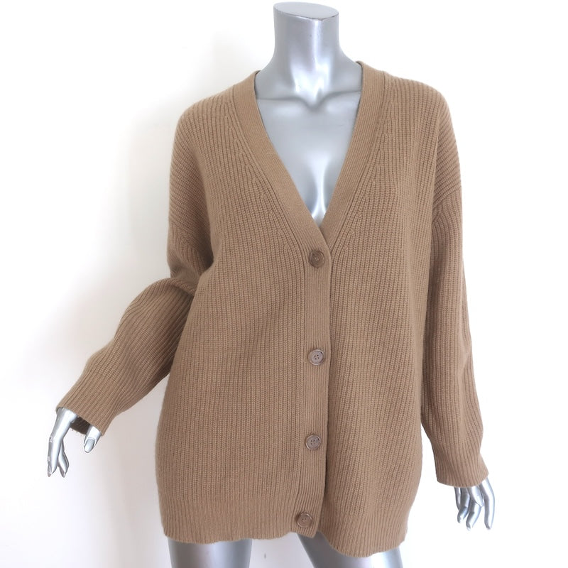 Jenni Kayne Cashmere Cocoon Cardigan Camel Size Small