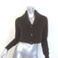Jenni Kayne Cashmere Cropped Cardigan Chocolate Brown Size Medium