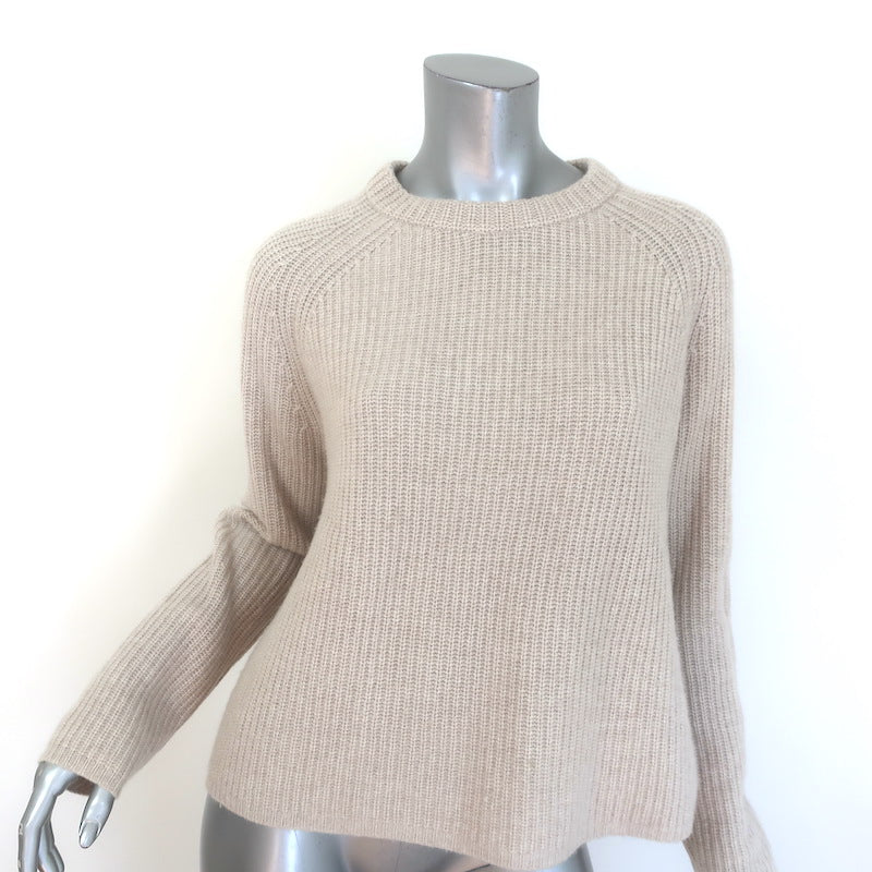 Jenni Kayne Cashmere Fisherman Sweater Oatmeal