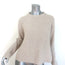 Jenni Kayne Cashmere Fisherman Sweater Oatmeal Size Medium