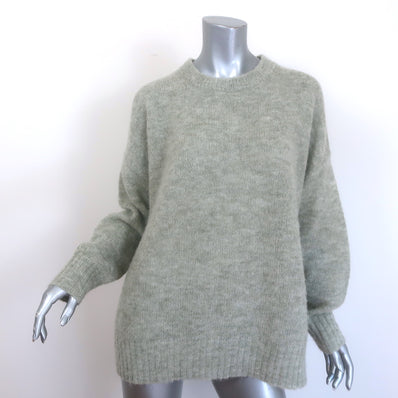 Jenni Kayne Cocoon Crewneck Sweater Sage Gray 