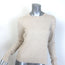 Jenni Kayne Everyday Slim Crewneck Sweater Oatmeal Wool-Blend Size Extra Small