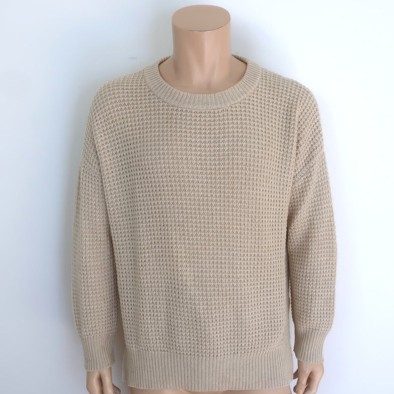 Jenni Kayne Seattle Sweater Beige Wool &amp; Camel Hair 