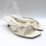 Jimmy Choo Avenue 50 Knotted Leather Mule Sandals Cream Size 39 NEW